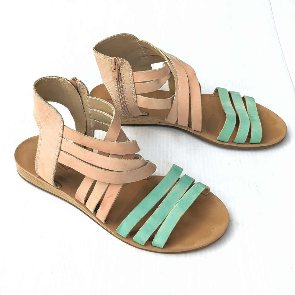 LUCKY BRAND Jessicah strappy ankle wrap gladiator sandals